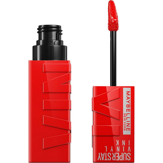 skimrande läppstift Maybelline SuperStay 25-red-hot