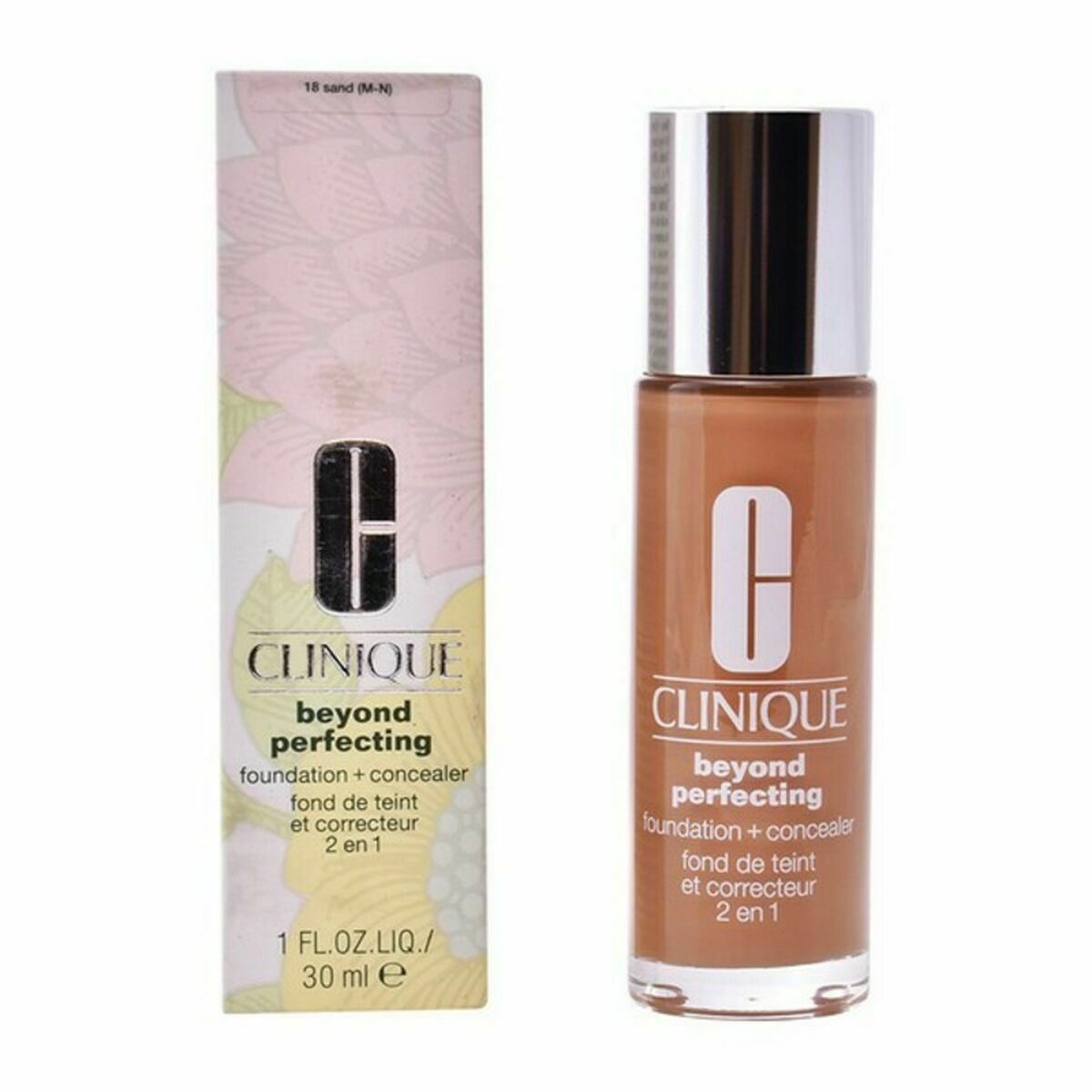 Flytande makeupbas Clinique Beyond Perfecting Nº 18 Sand M-N 30 ml