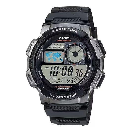 Casio WORLD TIME ILLUMINATOR Svart (Ø 43 mm)