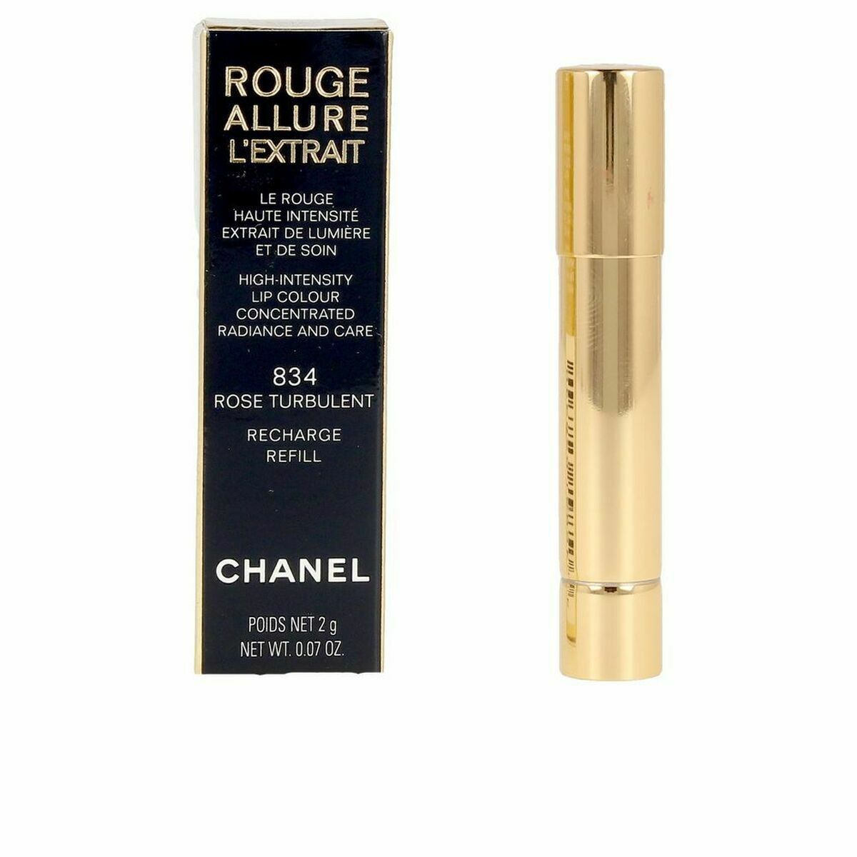 Läppstift Chanel Rouge Allure L'extrait - Ricarica Rose Turbulent 834