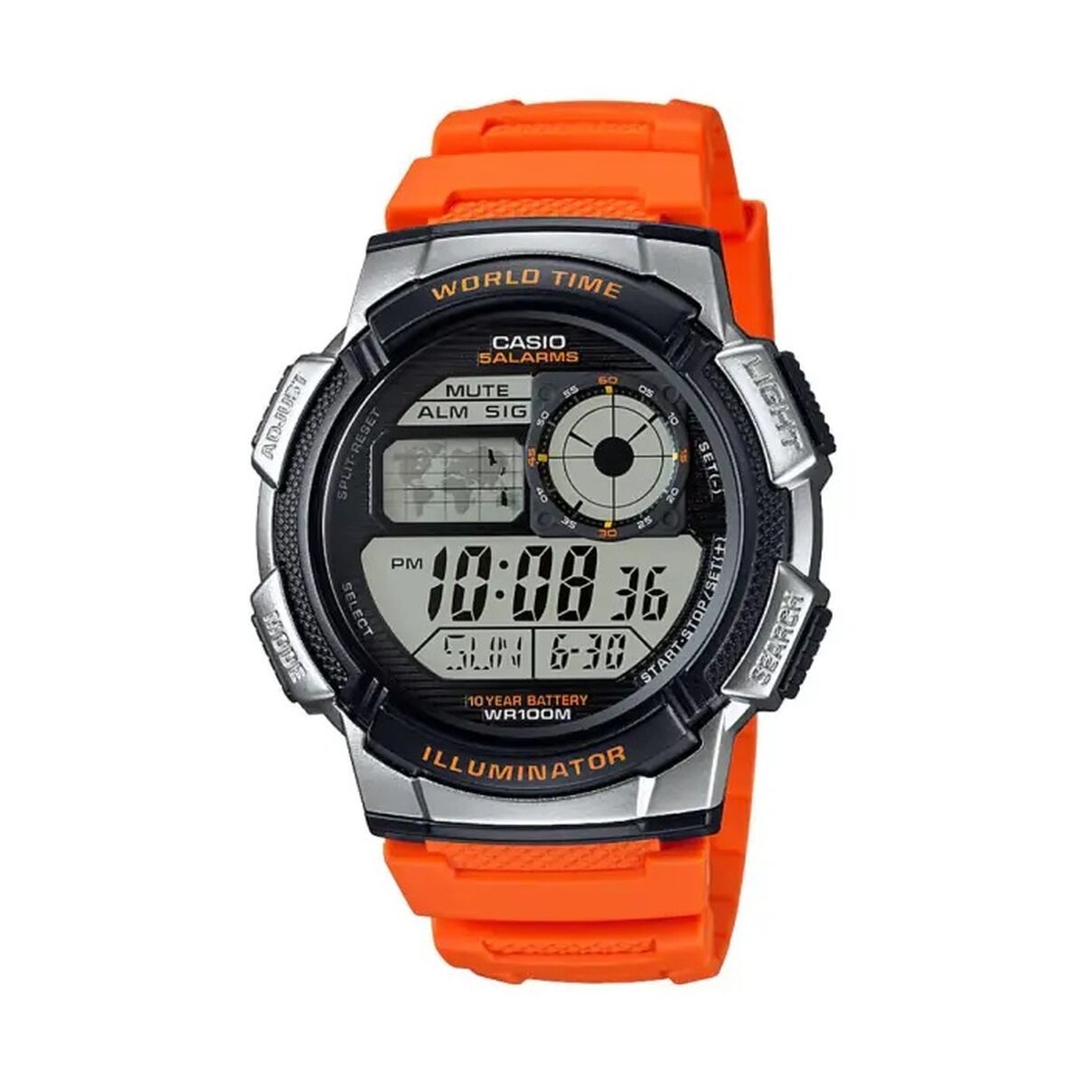 Casio WORLD TIME ILLUMINATOR Orange (Ø 43 mm)