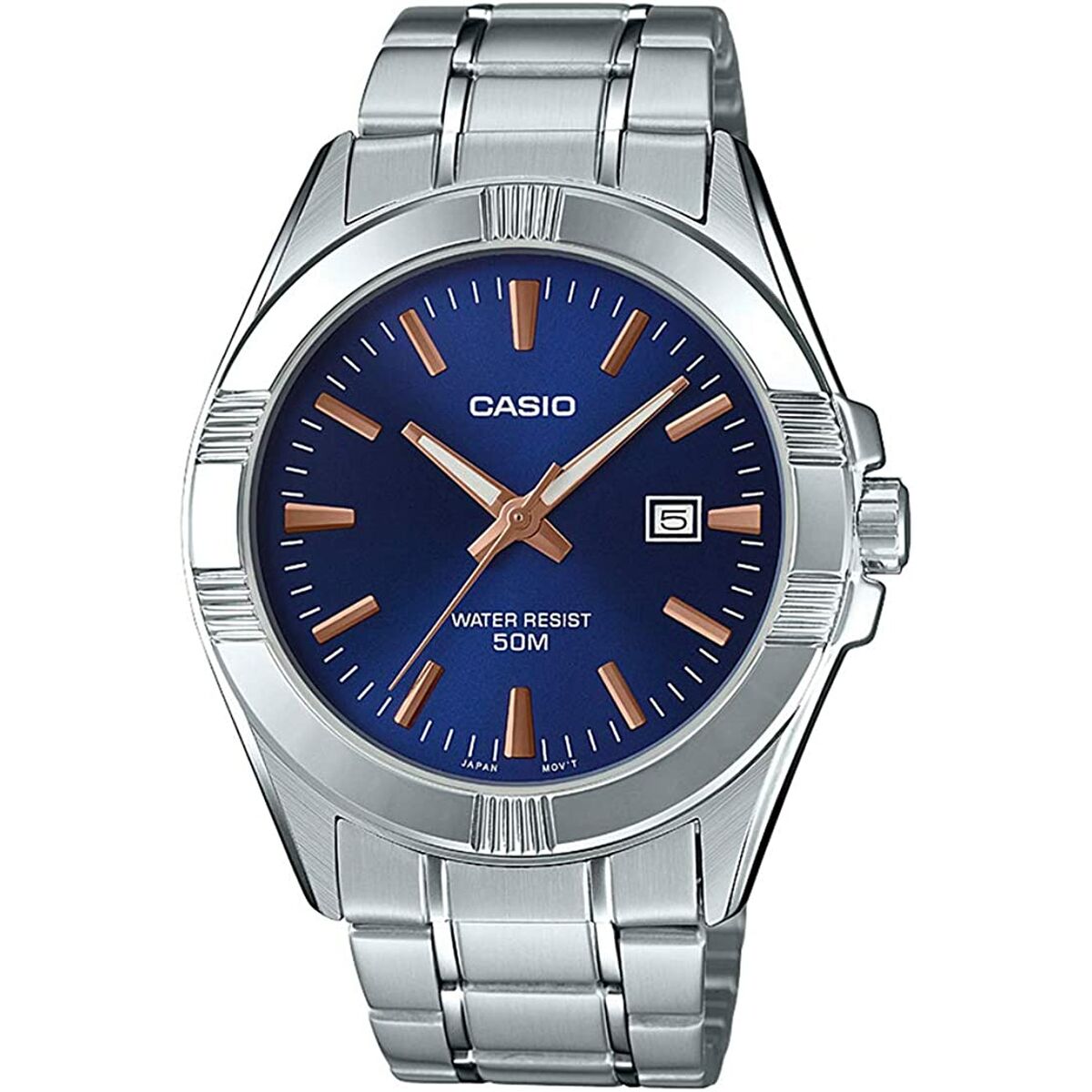 Casio Blå Silvrig (Ø 43,5 mm)