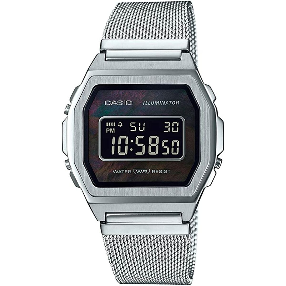 Casio A1000M-1BEF Svart Silvrig