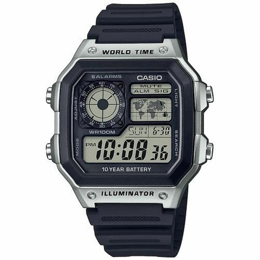 Casio AE-1200WH-1CVEF Svart Grå (Ø 40 mm)