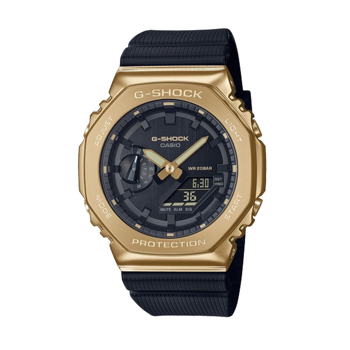 Casio G-Shock OAK METAL COVERED - Gold Svart (Ø 44,5 mm)