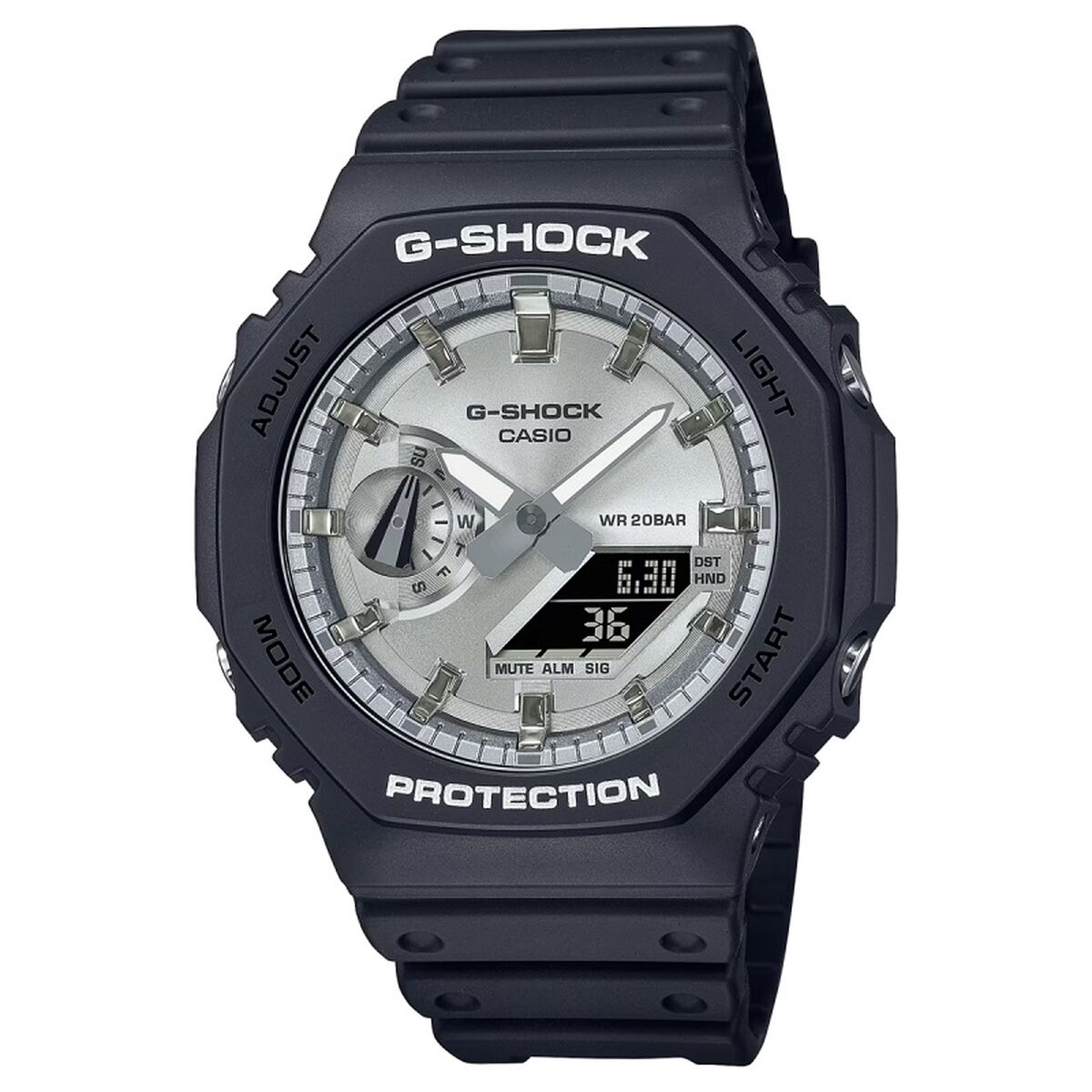 Casio G-Shock OAK - SILVER DIAL (Ø 45 mm)