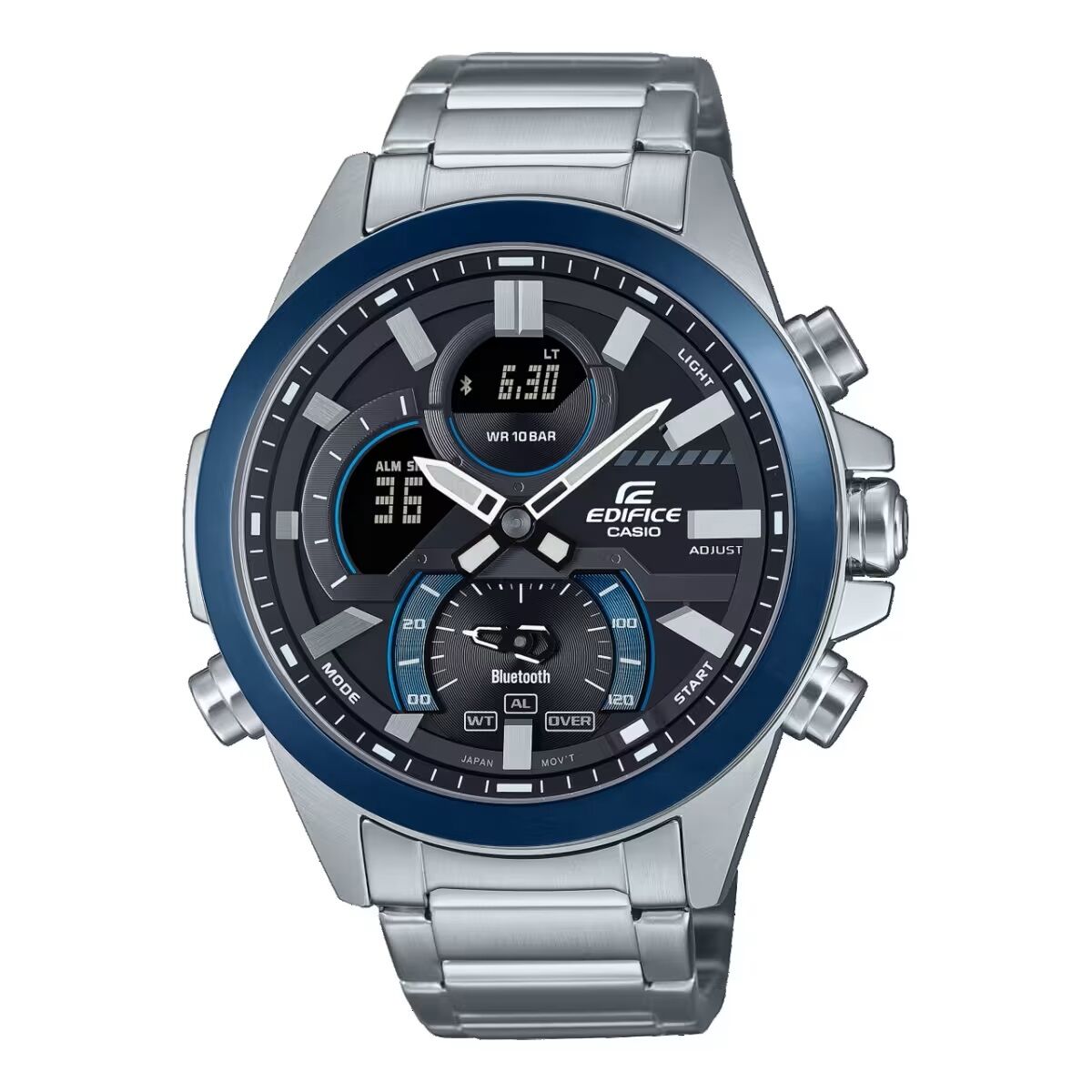 Casio EDIFICE SPORT Bluetooth® Svart Silvrig (Ø 49 mm)