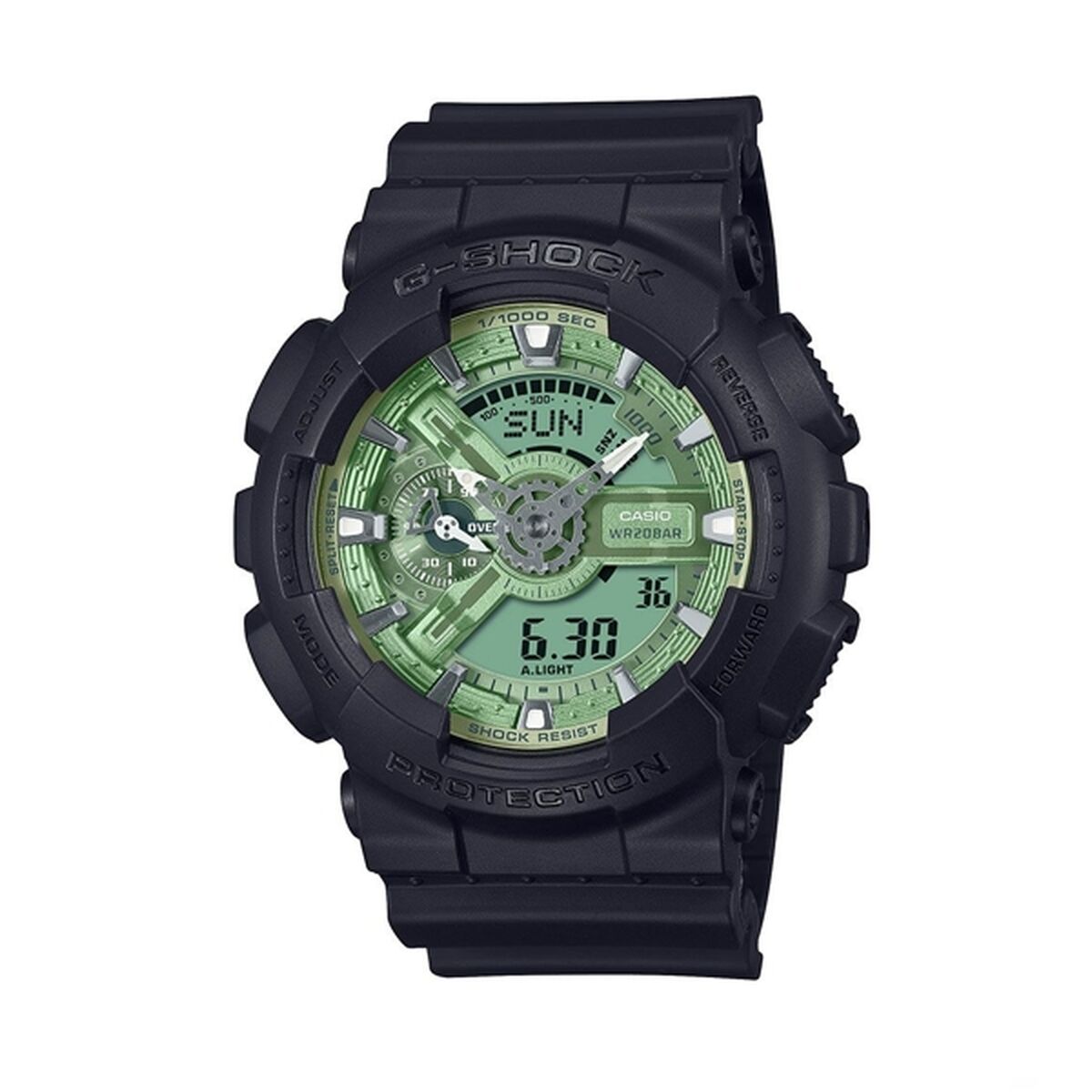 Casio G-Shock GA-110CD-1A3ER Svart Grön (Ø 51 mm)