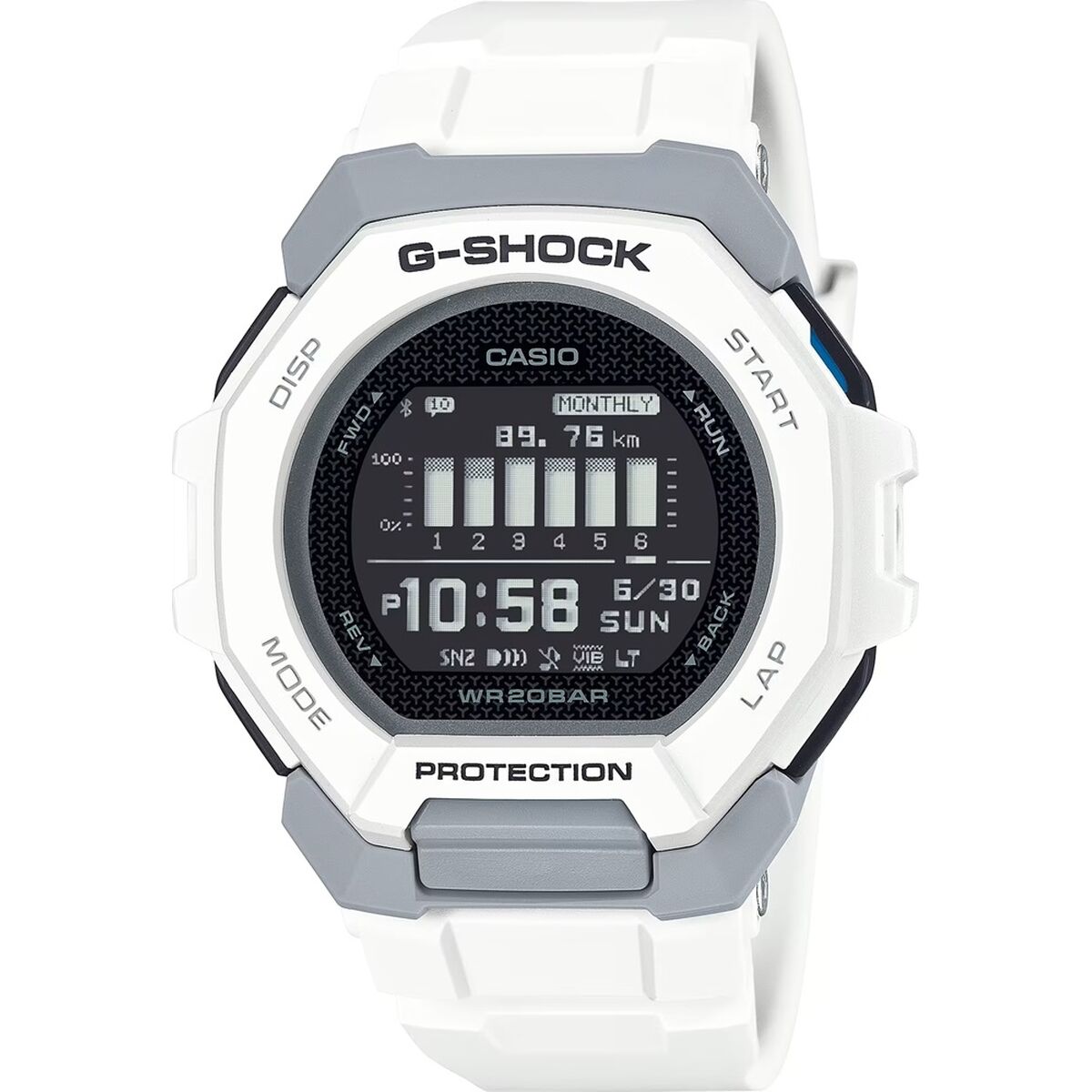 Casio G-Shock G SQUAD -  SUNNY SIDE STYLE Svart (Ø 47,5 mm)