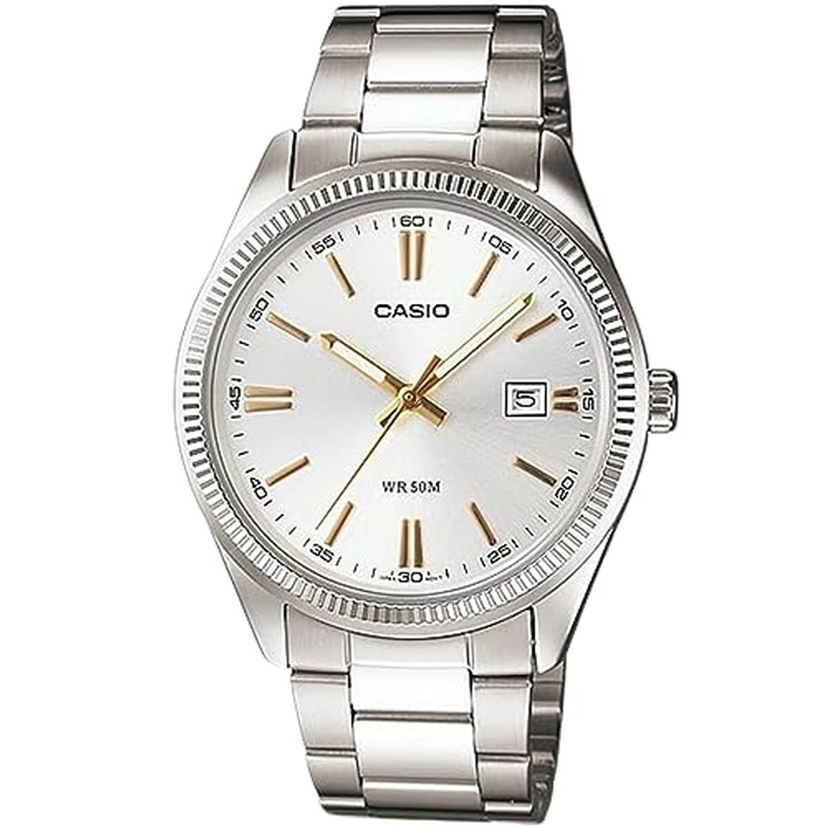 Casio DATE - SILVER, GOLD INDEXES (Ø 39 mm)