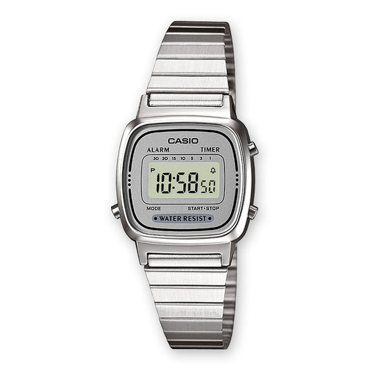 Casio LA670WEA-7EF Grå Silvrig (Ø 25 mm)