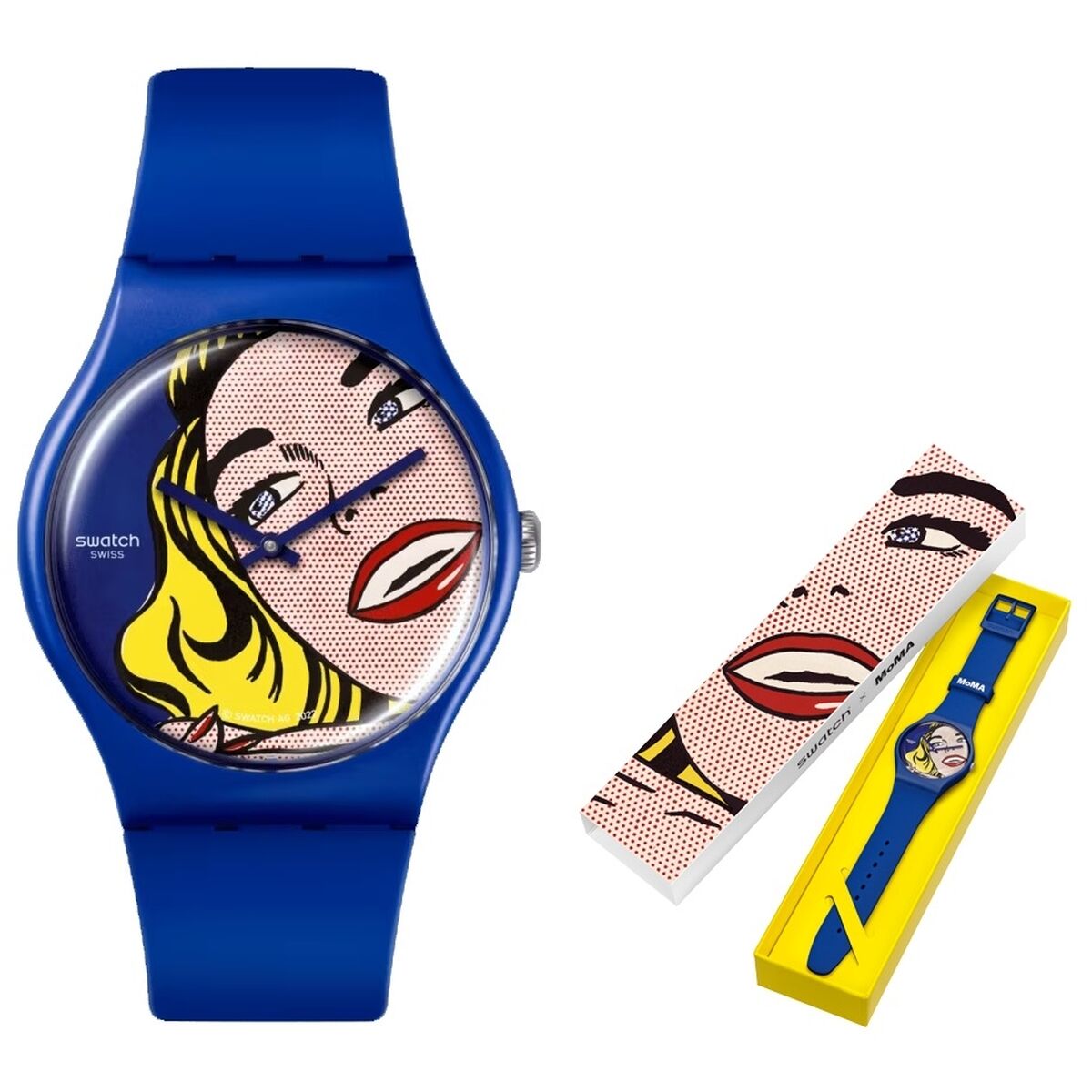 Swatch GIRL BY ROY LICHTENSTEIN, THE WATCH - ART JOURNEY 2023 EDITION