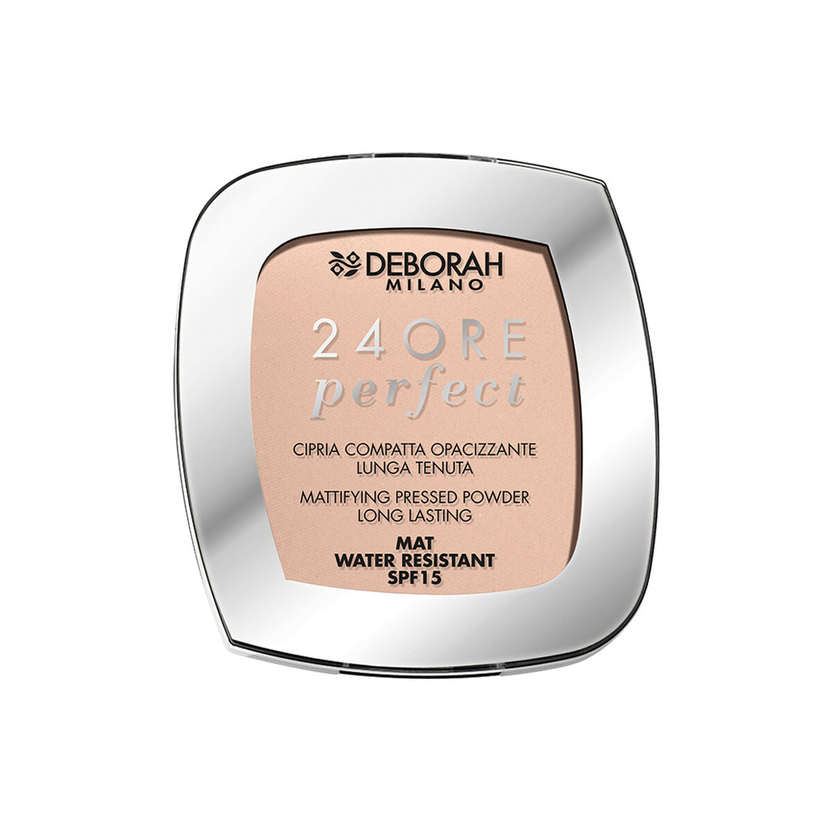 Kompaktpulver Deborah 24ore Perfect Nº 02 Light Rose Spf 15