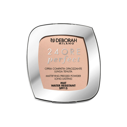 Kompaktpulver Deborah 24ore Perfect Nº 03 Rose Spf 15