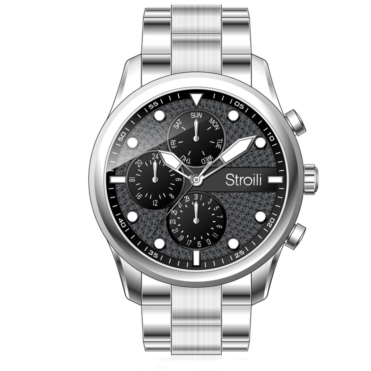 Stroili 1683278 Svart Silvrig