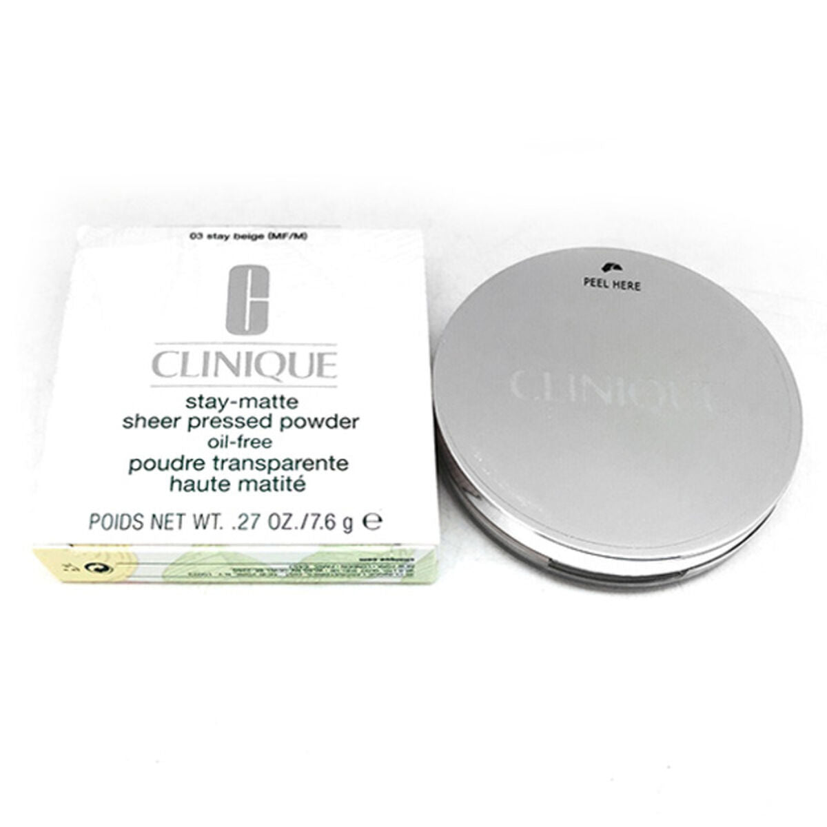 Kompaktpulver Stay-Matte Clinique Stay Buff (7,6 g)