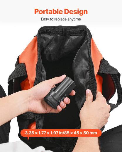 Lithium-Ion Battery, 12V 2Ah, Portable Lithium Battery Pack Replacement, with Universal Adapter, Easy to Carry, Compatible with Makita Interfaces, Cordless Electric Hand Planer, 1-Pack