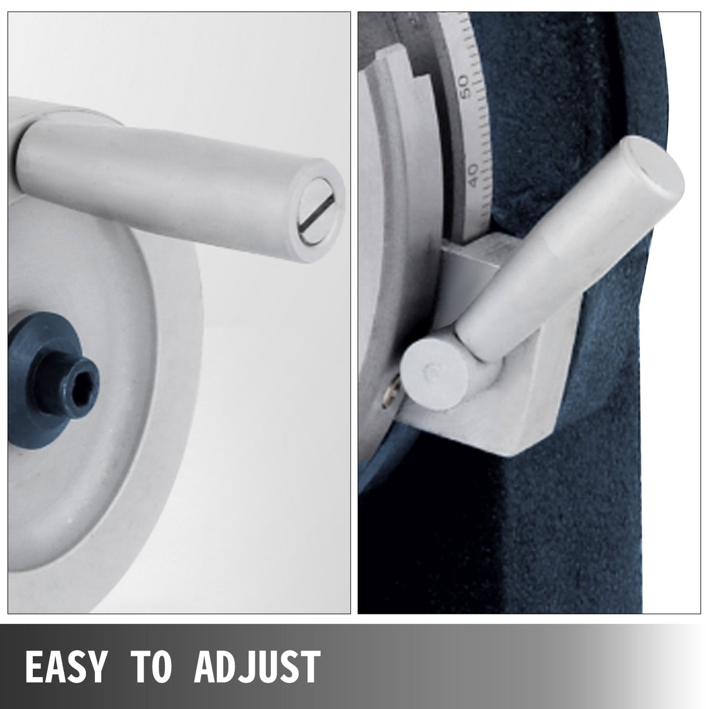 150mm/5.9In Vertical & Horizontal Rotary Table, 150MM Dividing Head Round Rotary Working Table Milling Machine Index System Adjustable Screw 5.9 Inch Dividing Plate Index System