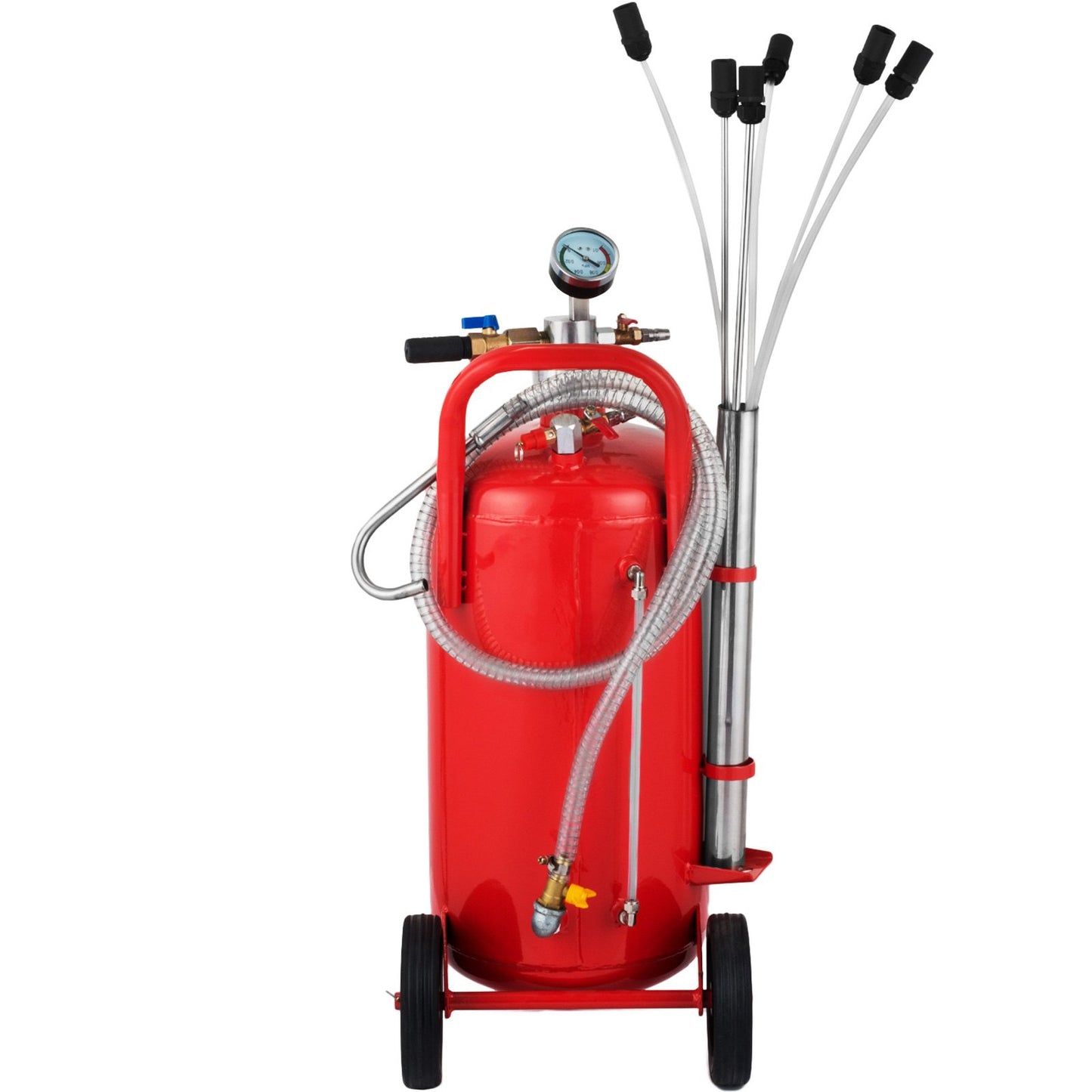 5 gallon/22,7 l oljesug, bärbar luftpneumatisk spilloljesug för garage, avlopp, avloppstank