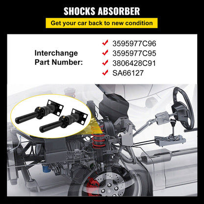 Rear Cab Air Shock Absorber for International Prostar 2008+ 3595977C96 3595977C95 Cab Air Shock Dampen the Driving Vibration (Two Piece(a pair))