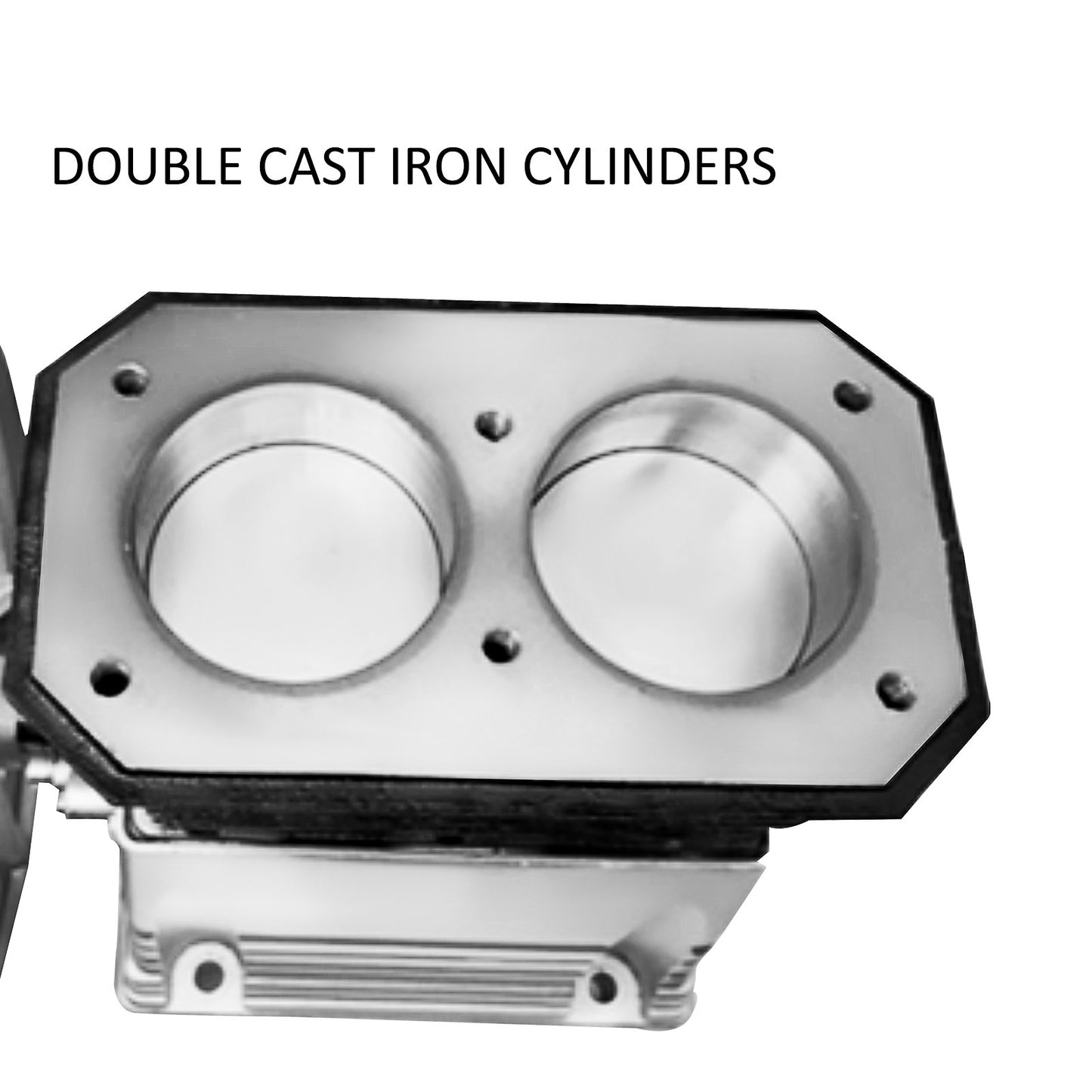 Industrial 3HP Air Compressor Head Pump Motor 160PSI 1300/min Single Stage Twin Cylinder Aluminum Air Compressor Head Piston Style Splash Lubrication Pump Single Stage