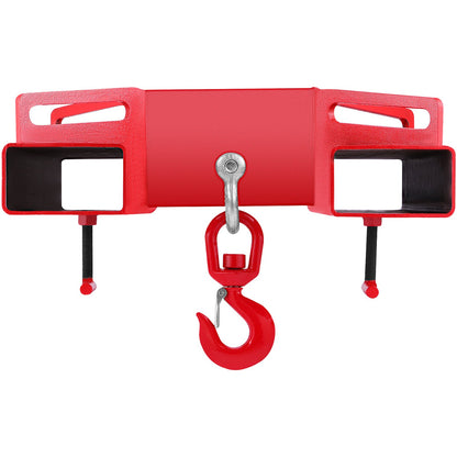 3 Ton Forklift Lifting Hook 6000 LBS/3000KG Capacity Lift Truck Fork Hoist Swivel Hook Mobile Crane Forklift Attachments