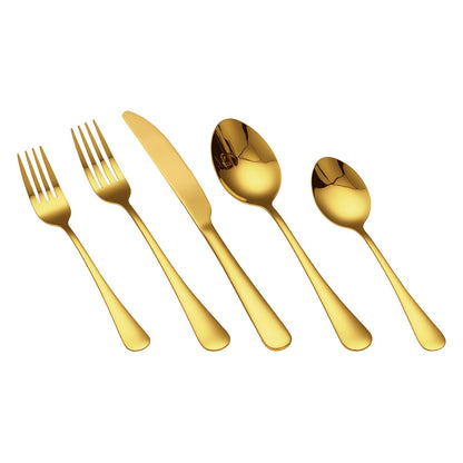 100-Piece Gold Silverware Set, Food-Grade Stainless Steel Flatware Utensils for 20, Mirror Finished Cutlery Set, Dishwasher Safe Eating Tableware for Kitchen Home, Include Knife Fork Spoon