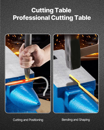 Single Horn Anvil 55Lbs, Cast Iron Anvil Blacksmith Withstands Heavy Blows,Anvil Rugged Round Horn Anvil Blacksmith Jewelers Metalsmith Tool, for Sale Forge Tools and Equipment