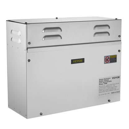 6KW Bastubadångare med LED digital display Ångbadgenerator 6KW ångrumsgenerator för hemmaspa Ånggenerator med tidskontroll