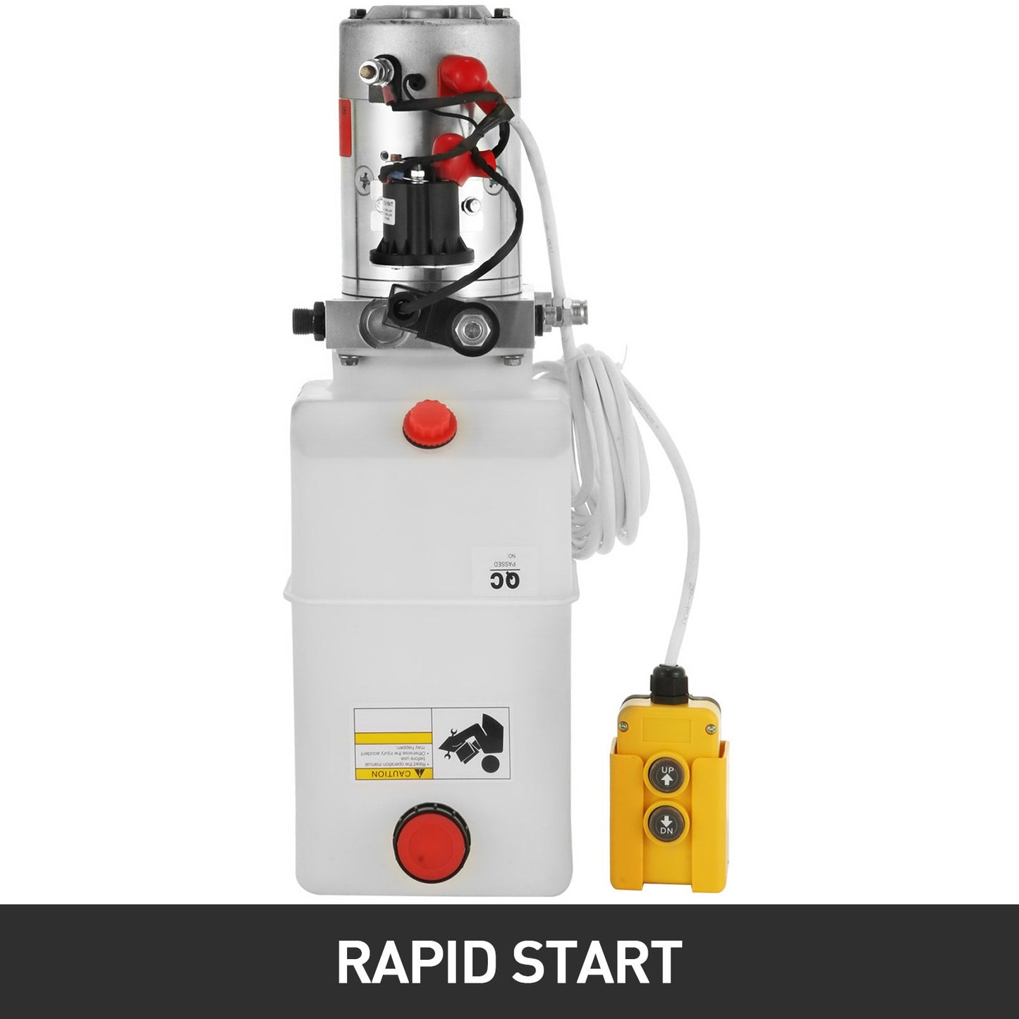 Mophorn Hydraulic Pump 12v Single Action Hydraulic Pump Dump Trailer Hydraulic Pump Single Acting Hydraulic Pump 7 Quart Hydraulic Pump Single Acting Dump Truck Hydraulic Pump