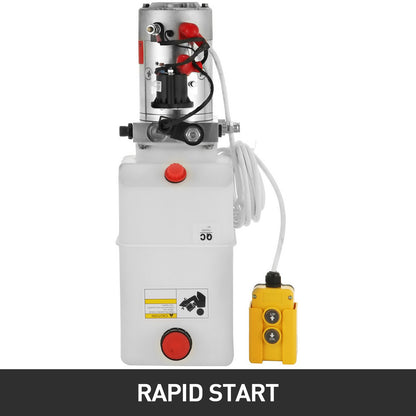 Mophorn Hydraulic Pump 12v Single Action Hydraulic Pump Dump Trailer Hydraulic Pump Single Acting Hydraulic Pump 7 Quart Hydraulic Pump Single Acting Dump Truck Hydraulic Pump