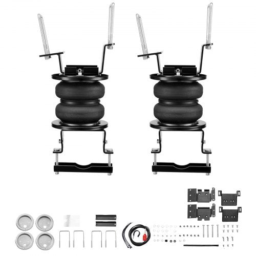 Krockkuddesats, luftfjädringsats, kompatibel med 2011-2019 Chevrolet Silverado 2500/3500HD och GMC Sierra 2500/3500HD 4WD bakhjulsdrift, 5000 lbs lastning, 5 till 100 PSI