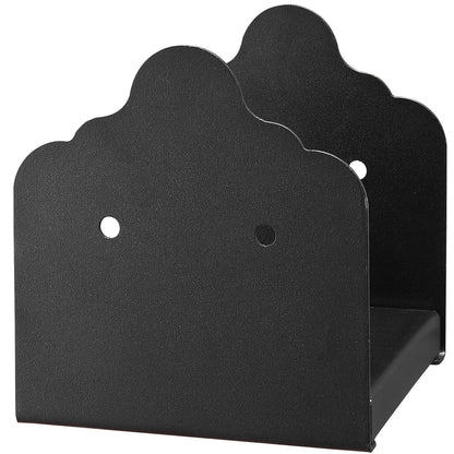 6x6 Post Base 2 Pcs, Inner Size 5.9x5.55 inch / 150x141 mm Post Brackets, Heavy Duty Carbon Steel Decking Posts, Wood Posts Brackets for Pavilion Deck Railing Support Deck Base Plate, Black