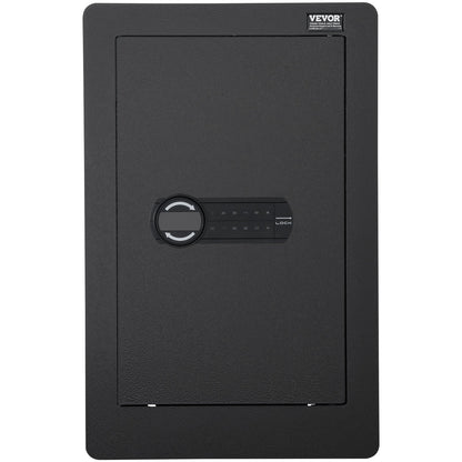 65 cm högt väggskåp, dolt kassaskåp i 3 nivåer, med hyllor med knappsats och nyckelhållare