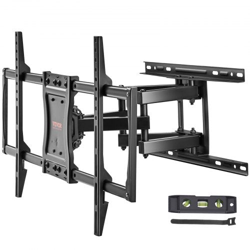 Full Motion TV Mount Fits for Most 37-75 inch TVs, Swivel Tilt Horizontal Adjustment TV Wall Mount Bracket with 4 Articulating Arms, Max VESA 600x400mm, Holds up to 132 lbs