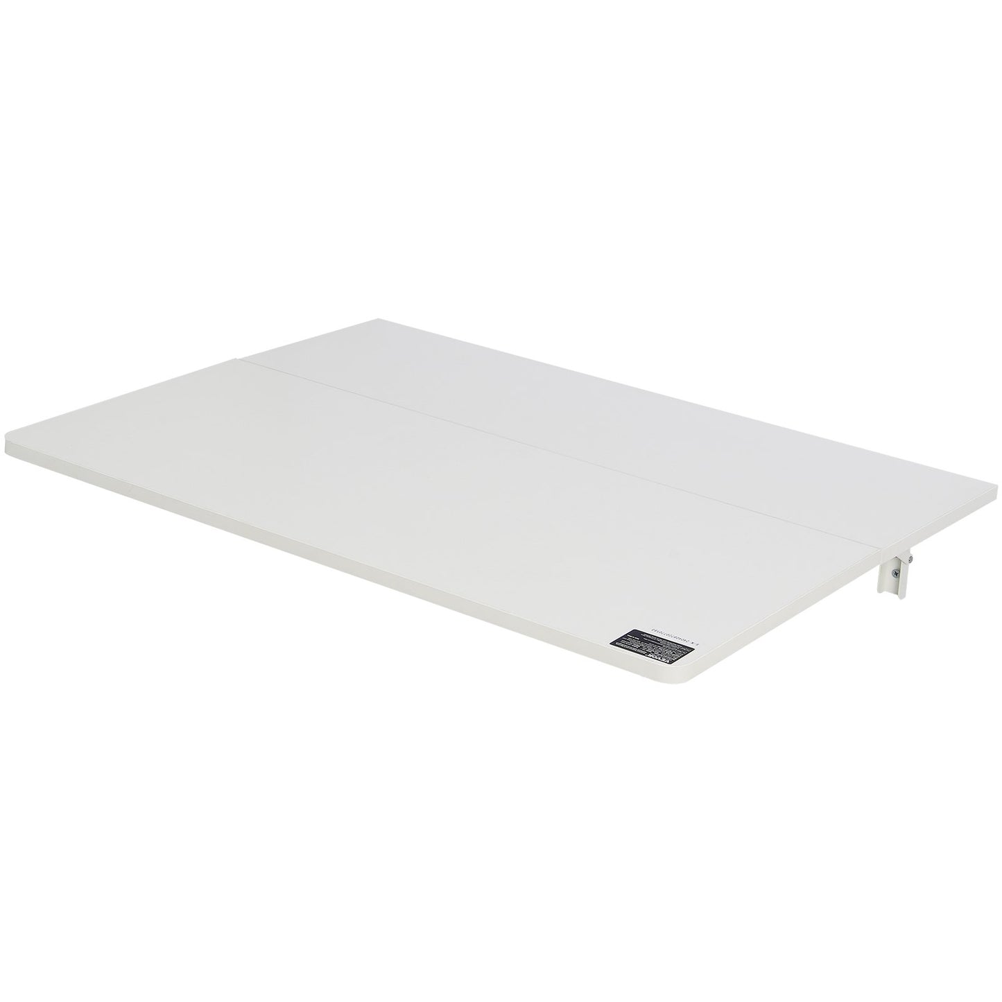 Wall Mounted Folding Table, 31.5" x 19.69" Wall Mount Drop Leaf Table, Floating Desk with Iron Bracket, Fold Down Desk for Small Spaces, Home Office, Dining, Laundry Room, Kitchen, Bar, White