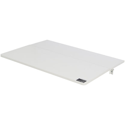 Wall Mounted Folding Table, 31.5" x 19.69" Wall Mount Drop Leaf Table, Floating Desk with Iron Bracket, Fold Down Desk for Small Spaces, Home Office, Dining, Laundry Room, Kitchen, Bar, White