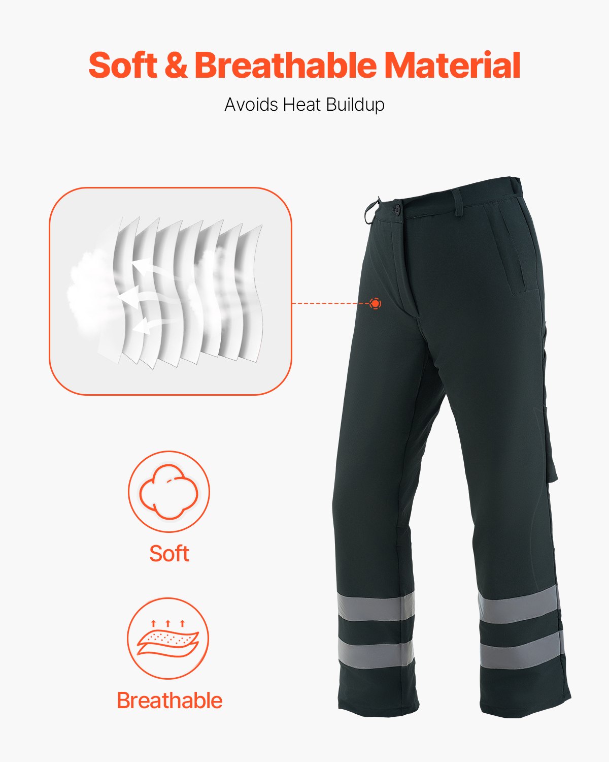 Chainsaw Chaps Wrap, Class A, 8 Layers Chainsaw Pants with Adjustable Belt & Gear Pocket, Chain Saw Chaps for Men/Women, Chainsaw Safety Equipment for Loggers Forest Workers X-Large Black