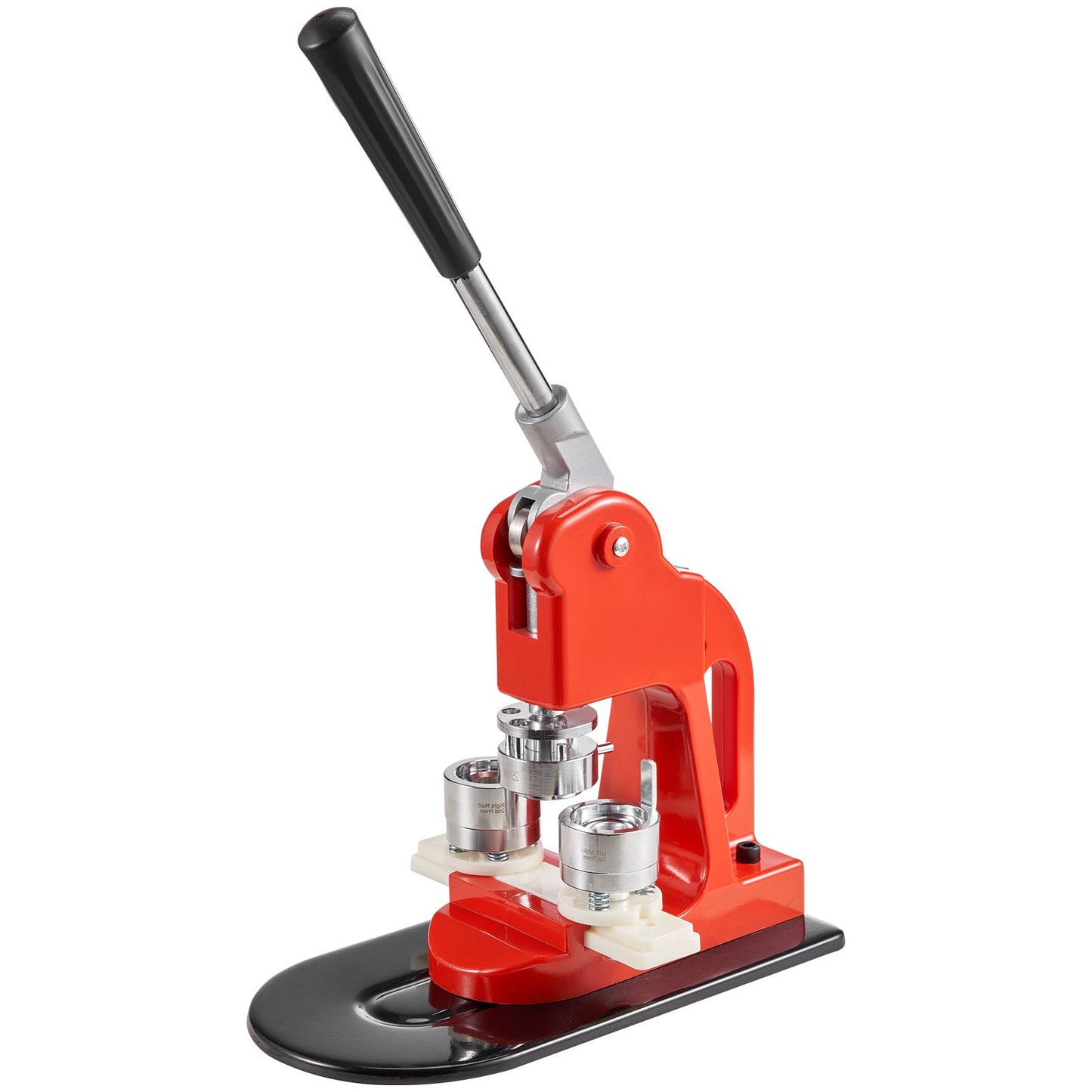 Knappmaskin, 25 mm (1 tum) stanspress för märkestryck, nåltillverkare för barn, gör-det-själv-presenter, knapptillverkningstillbehör med 500 st knappdelar, cirkelskärare och magisk bok