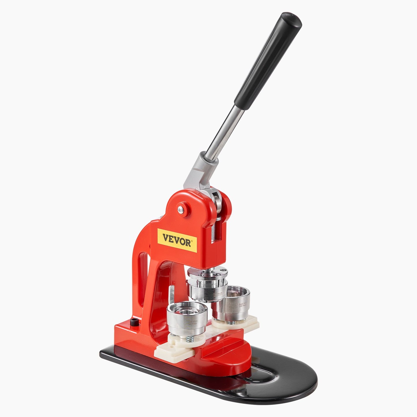 Knappmaskin, 32 mm (1,25 tum) stanspress för märkesmärken, gör-det-själv-presenter för barn, knapptillverkningstillbehör med 500 st knappdelar, cirkelskärare och magisk bok