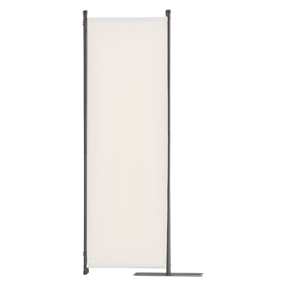 Room Divider, 4 Panel Room Dividers and Folding Privacy Screens, Fabric Partition Room Dividers for Office, Bedroom, Dining Room, Study, Freestanding, White