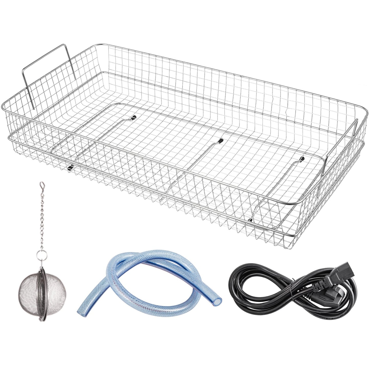 30L Ultrasonic Cleaner Dual Frequency Ultrasonic Cleaning Machine with Heater Jewelry Cleaner for Parts Jewelry Eyeglass Ring Denture Record Circuit Board 28/40KHz