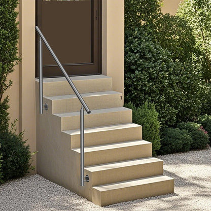 149.9 cm Handrails for Outdoor Steps Staircase for Porch Deck Side-mount
