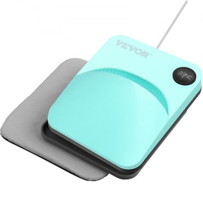 Värmepress 12 x 10 tum/30,5 x 25,4 cm bärbar lättpressad sublimeringsöverföring DIY-t-shirt