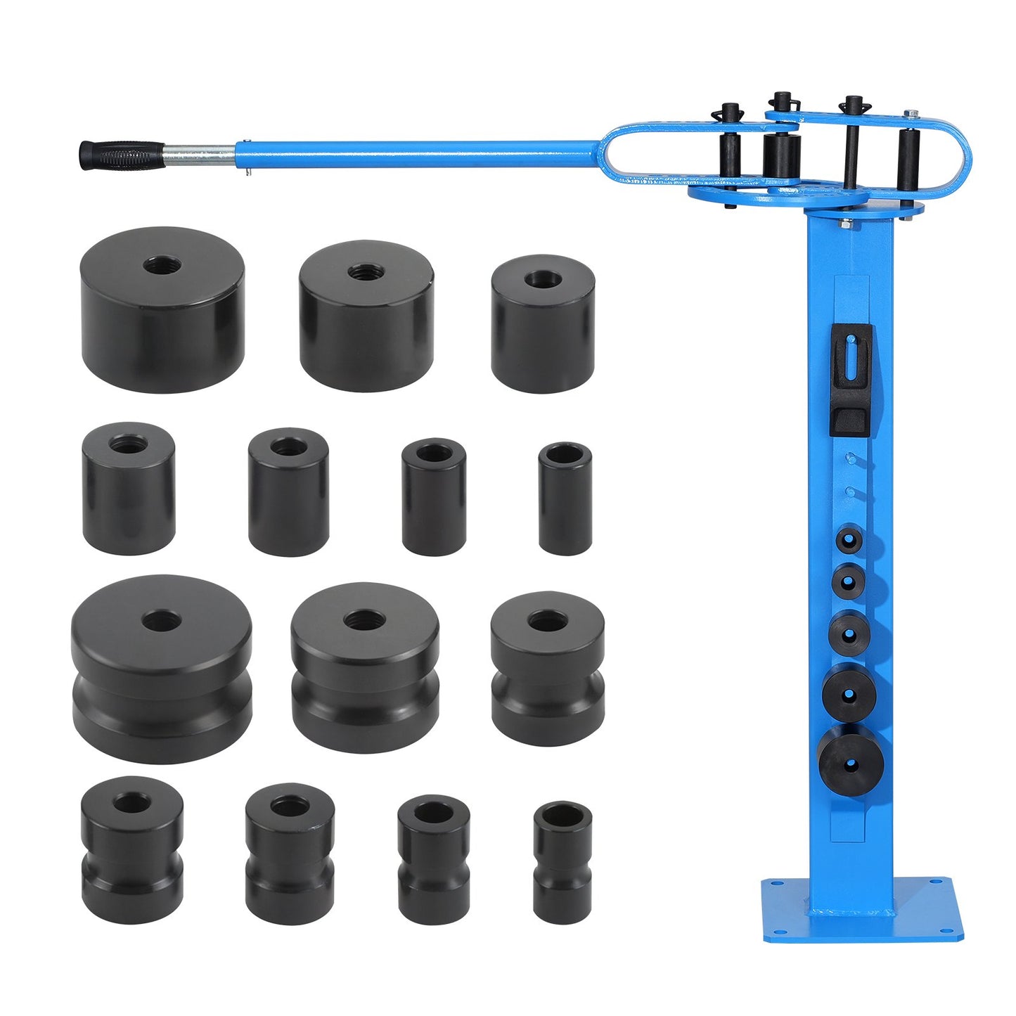 Manual Bending Machine, Pipe Tube Bender with 14 Bending Dies, 200° Heavy-Duty Bending Tool for Copper Aluminum Iron Pipes, Ideal for HVAC Air Conditioning Refrigerator Auto Repair