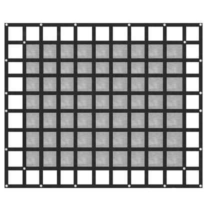 Cargo Net with Mesh, 8' x 6.7' Cargo Net for Pickup Truck Bed, Heavy Duty Cargo Nets with Cam Buckles & S-Hooks & Cross Strap, Truck Bed Cargo Net for Trailer SUV Jeeps(96" x 80")