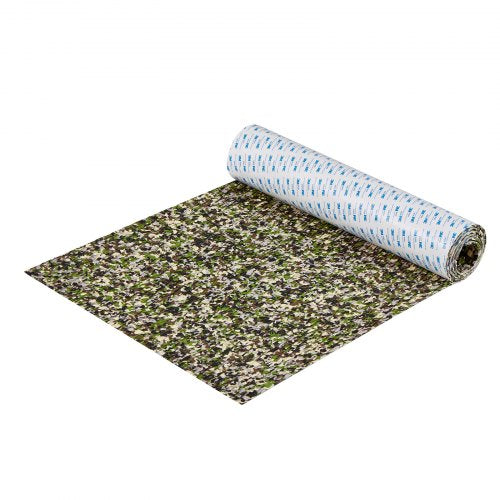 Båtgolv, EVA-skum båtdäck 23,6 x 61 cm, halkfritt självhäftande golv, 28,6 kvm 2 rullar marinmatta för båtar, yachter, pontoner, kajakdäck