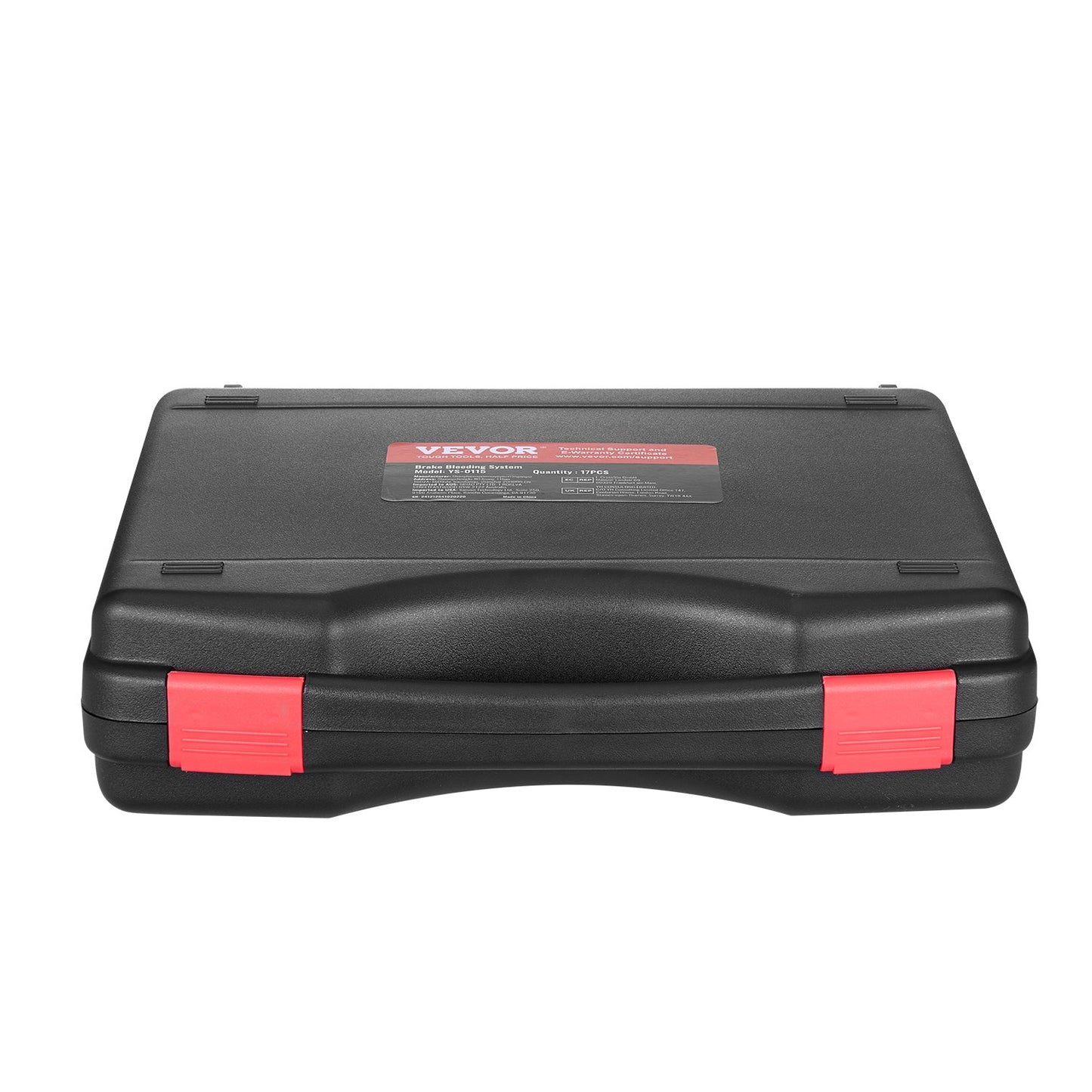 Bromshuvudluftningssats, 17 delar, professionell bromsluftningsadaptersats med komplett sats och handtag, hållbar bromsluftningsadapter för bromsvätskepåfyllning, passar de flesta nya och gamla fordon