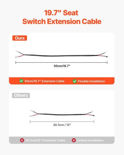 Sätesfjädringskit utan sätesspår, universell luftfjädring för säte med nollsväng, justerbar sätesfjädring för traktorer, kompatibel med gaffeltruckar och bulldozersäten