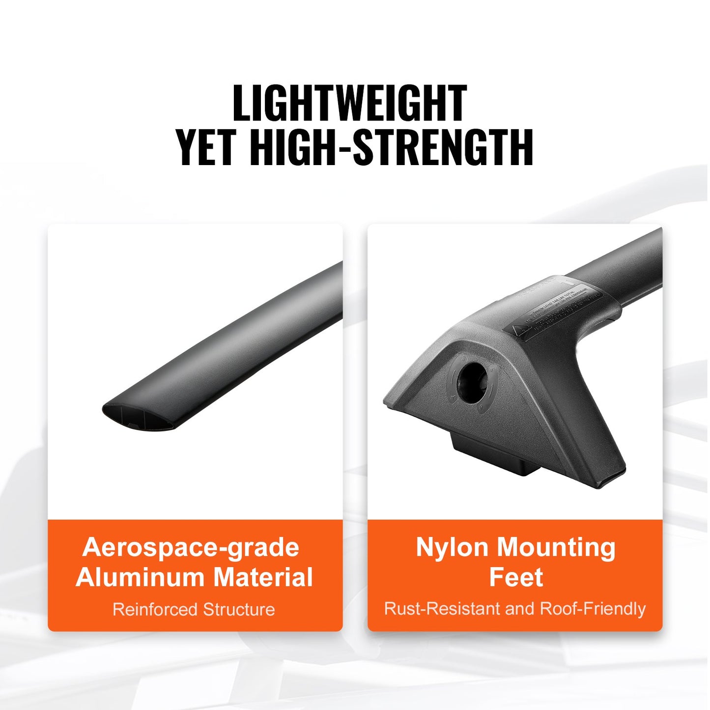 Takräckesstänger, kompatibel med Toyota RAV4 2019-2023, 117,93 kg lastkapacitet, rostfria tvärstänger i aluminium med lås, bagagehållare för last på taket (ej lämplig för Adventure/TRD Off-Road)